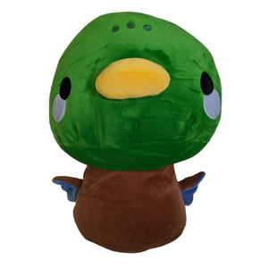 Mewaii Large 14" Mushroom Plush, Cute Green Duck Plush Doll Toy New